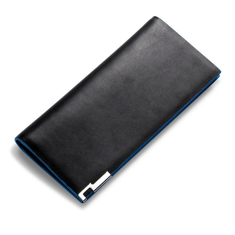 Men s Long Wallet Korean Version Multi Slot Soft Ultra-thin 9X1X19