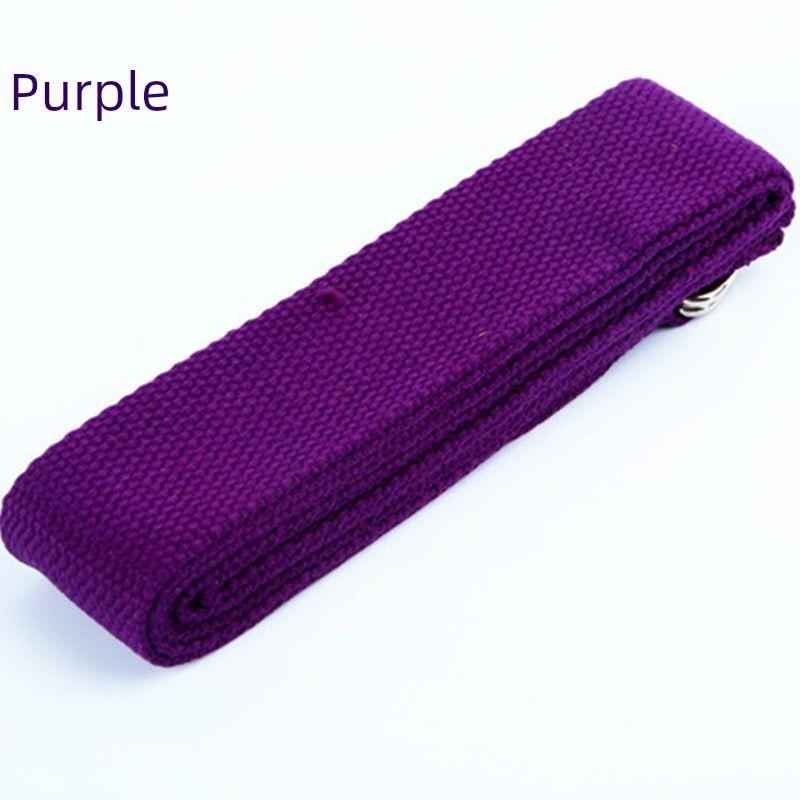 

Yoga Auxiliary Products Yoga Stretch Belt Yoga Band Yoga Belt Stretch Strap Stretch Rope National Hot 3.8cm * 250cm dark purple
