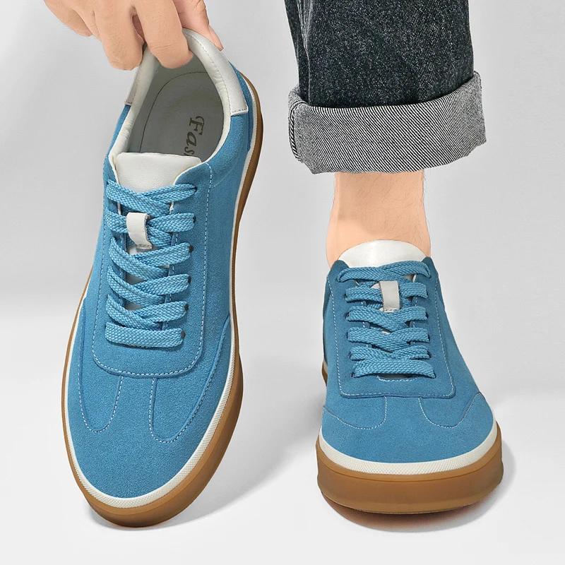 2025 Neue Lässige Leder Rutschfeste Walking Sneakers Bequeme Neue Freizeitspaziergang Outdoor Schuhe Marke Echtes Leder Herren Oxford Schuh