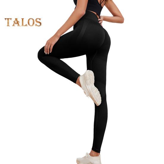 

Женские леггинсы для йоги, утягивающие живот, подтягивающие бедра, с высокой талией, бесшовные обтягивающие брюки для тренировок, эластичные, корректирующие фигуру, компрессионные брюки S чёрный