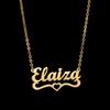 Atoztide Custom Name Necklace for Women Bottom Heart Crown Stainless Steel Jewelry Choker Chain Personalized Birthday Gift