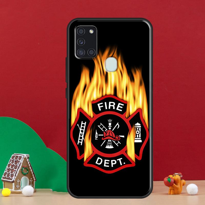 Firefighter Heroes Fireman Case For Samsung Galaxy A54 A34 A14 A51 A71 A50 A52S A12 A22 A32 A52 A53 A33 A13 Cover Coque