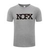 Hudba Punk Rock Trička NOFX Unisex Hip Hop Krátký rukáv O Výstřih Bavlněné Unisex tričko Cool Funny Streetwear Top Tričko Velká velikost Léto