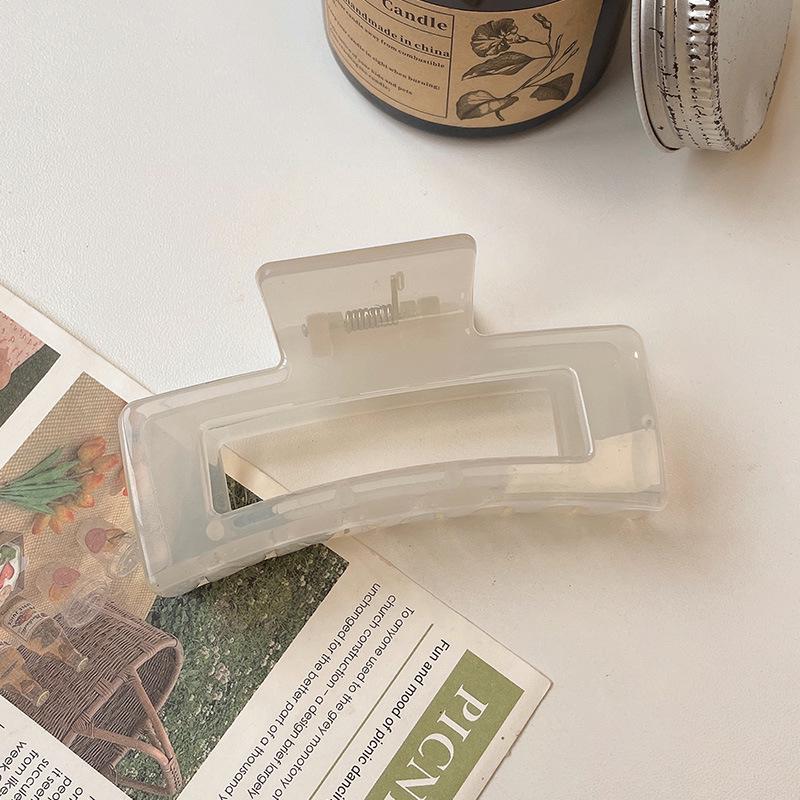 

Большой квадратный зажим для волос 13 см для густых волос – аксессуар для прически пучок для девочек