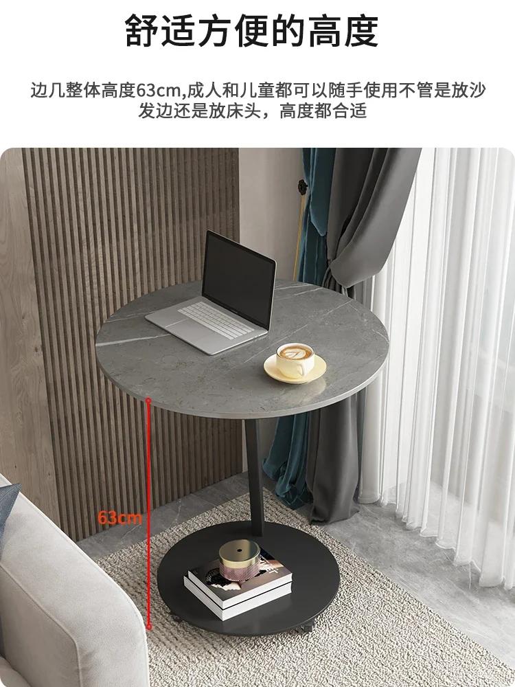 Marble Mini Coffee Tables Sofa Removable Designer Round Coffee Tables Sofa Side Interior Mesas Furniture