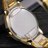Vintage Brand Quartz Movement 3 Eyes Gold Geneva Casual Watch Women Stainless Steel Dress Wristwatch Ladies Clock