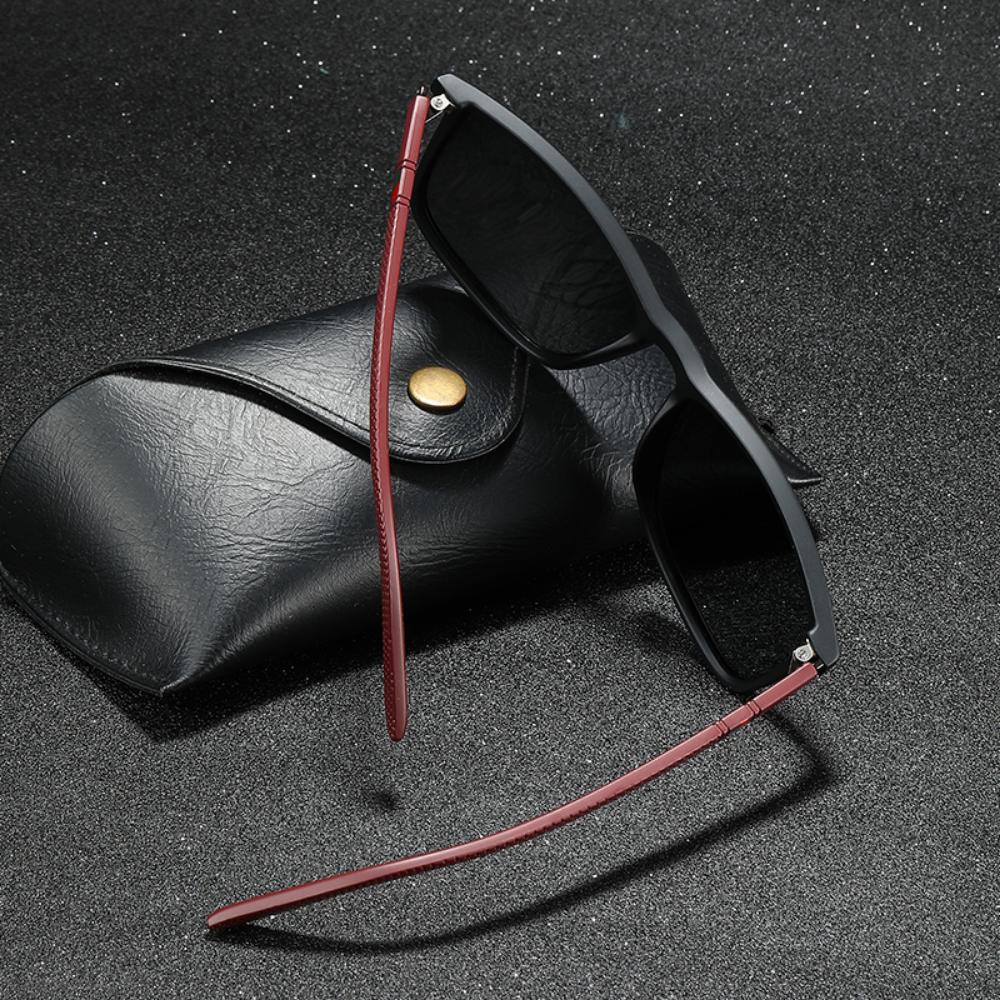 Роскошные квадратные винтажные поляризационные солнцезащитные очки для женщин — фото 3