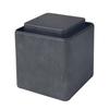 Retro Design Tea Cans Frosted Surface Square Shape Metal Cans Tinplate Material Fine Sand Texture Storage Jar Piggy Bank