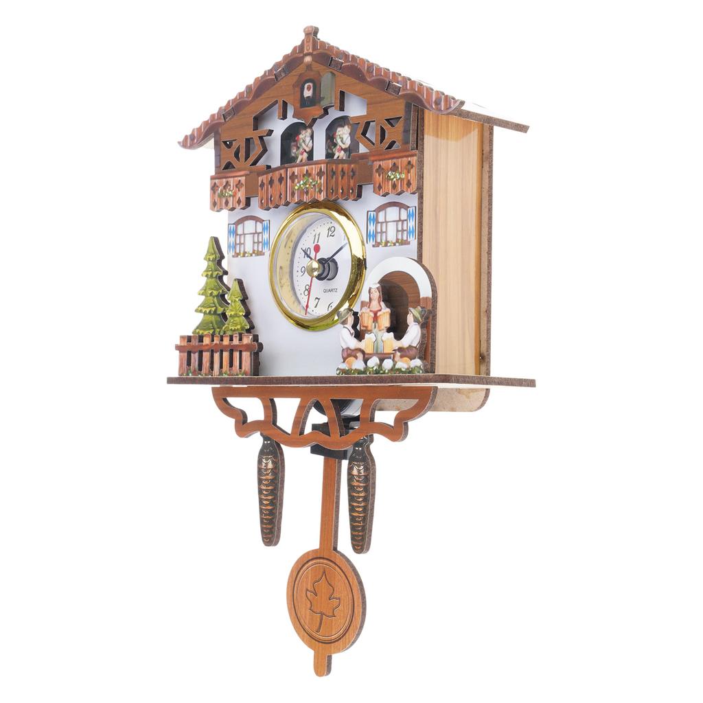 Elegant Wood Cuckoo Clock Adds Vintage Charm To Any Living Space Complements Any Interior Decors Study Room Clock
