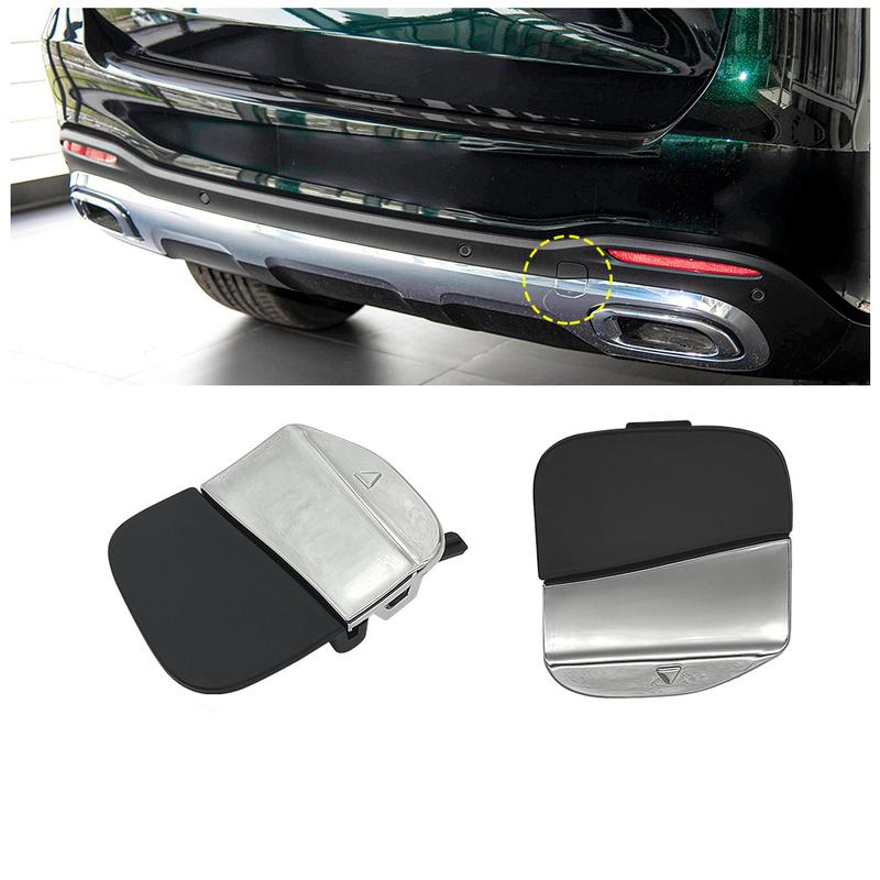 For Mercedes Benz W167 Rear Trailer Cover GLS Level GLE Rear Bumper Towing Hook Hole Cover Plate 1678852703  -