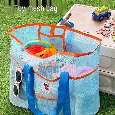 VIP Große Kapazität Koreanische Strandtasche - Tragbare Mesh-Umhängetasche für Fitnessstudio, Schwimmen und Outdoor