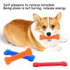 Indestructible Dog Chew Toys for Aggressive Chewers Heavy Duty Rubber Bone Puppy Teething Toy with Toothbrush Function