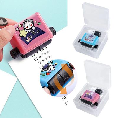 Math Practice Number Rolling Stamp Addition And Subtraction Question Within 100 Teaching Questions Digital Roller Stamp