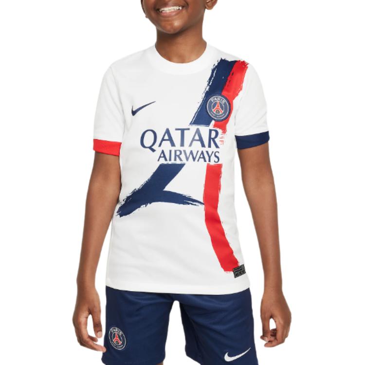 Nike Paris Saint Germain T Shirt White/Midnight Marine Blue/University Red/Midnight Marine Blue FN9126-101 L