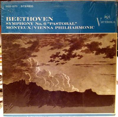 LP Record LUDWIG VAN BEETHOVEN, PIERRE MONTEU - Symphony No. 6 "Pastoral" VICS1070 RCA Victrola 1964 US Classical Used