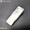 Sterling Silver 925 Money Clip for Men and featuring a lily Women, (fleur-de-lis) design.