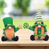 Faceless Gnome Doll Scandinavian Felt Dwarfs Doll for StPatricks Day Home Tabletop Decoration Carnival Party Props Doll