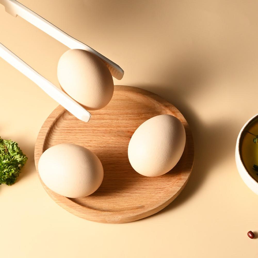 1PC Kitchen Anti-Heat Bread Tongs, High-Temperature Resistant One-Piece, Tripod Silicone Barbecue Tongs