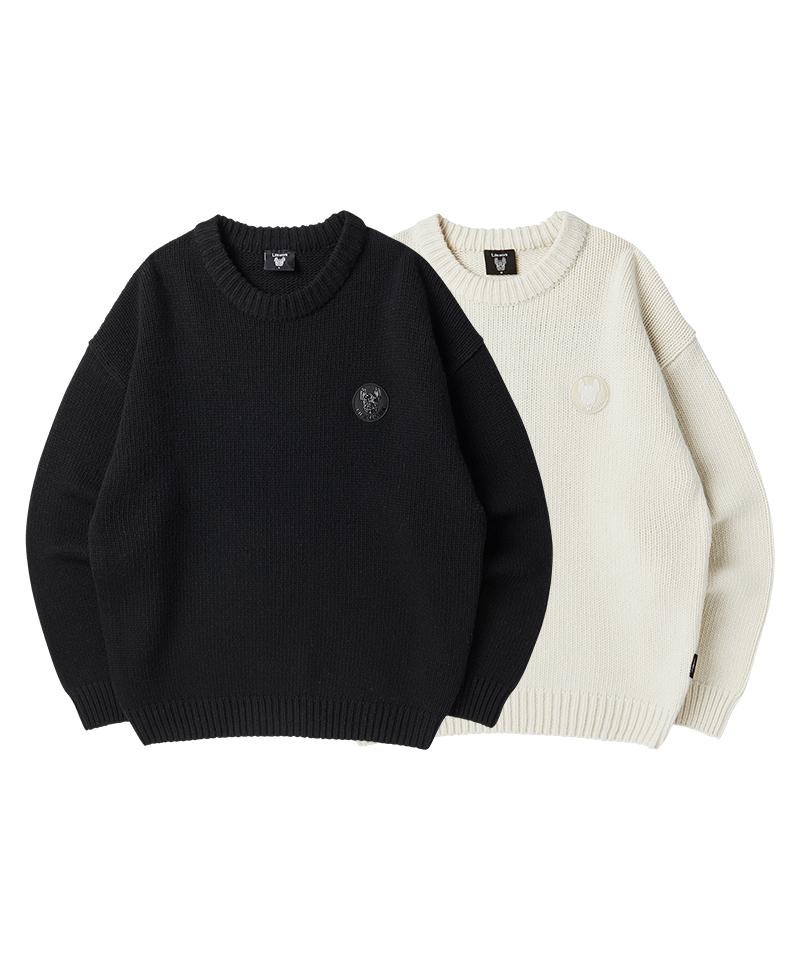 LIFEWORK Wappen Intarsia Crewneck Knit