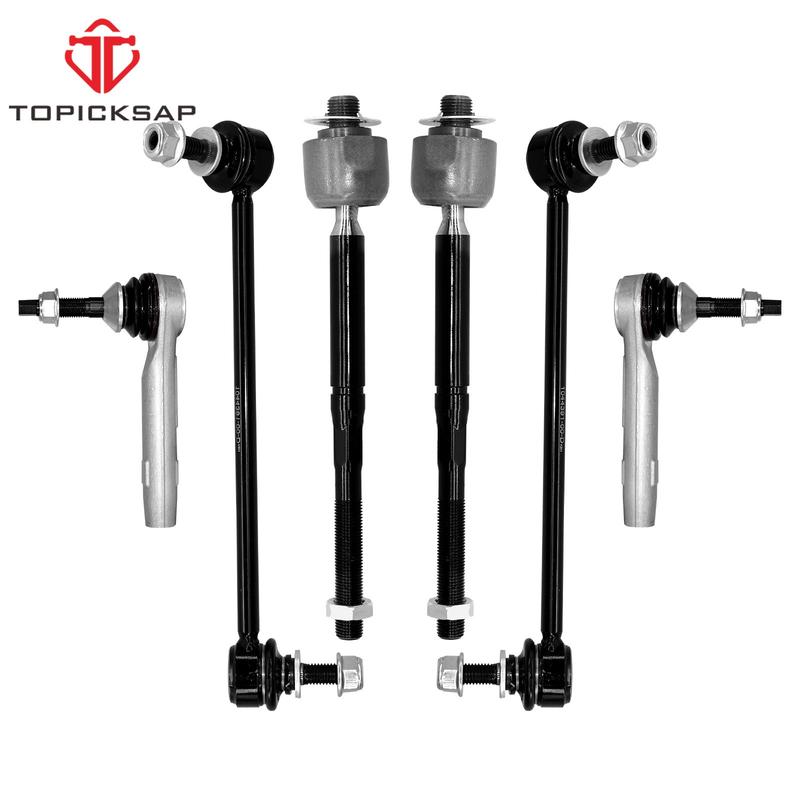TOPICKSAP 6Pcs Tie Rod Sway Bar for Tesla Model 3 2017-2021 Tesla Model Y 2017-2021 104483100F 104484100E 104439100D