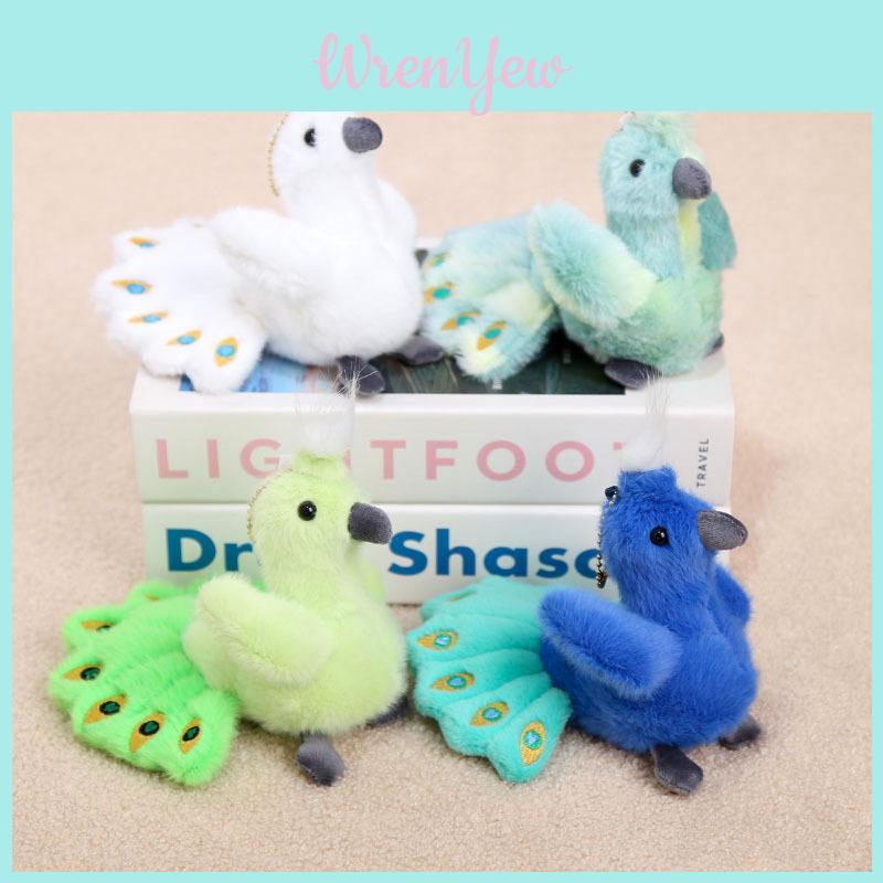 Peacock Plush Keychain Animal Soft Toy For Girls And Boys Bags Decor