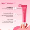 Mirabelle Korea Berry Lip Balm 10g | Subtle Glow Tint | Korean Lip Balm for Dry, Chapped Lips | Brightens Pigmented Lips | Jojoba Oil, Cherry Extra