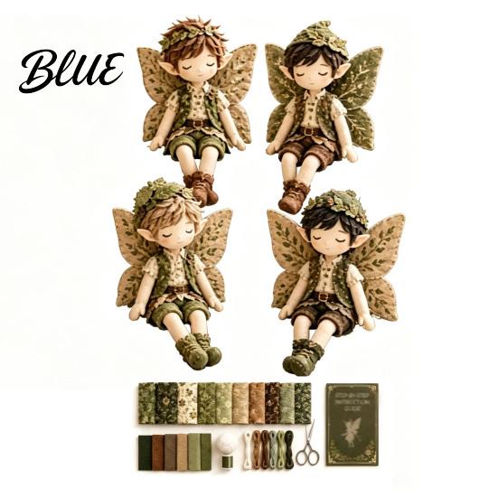 DIY Keepsake Crafting 4 Supplies Kit Fabric Boys Patchwork Tools Fairy Sewing Make Boys Doll
