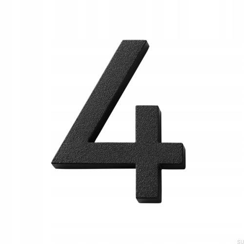 Black Plastic Number 200mm 9