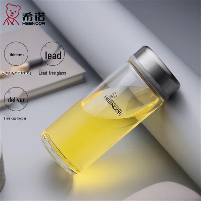 Heenoor Single-Layer Thickened Glass Cup