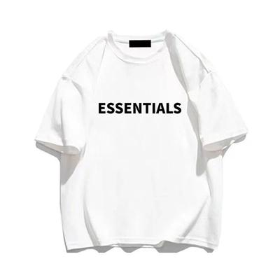 100% Cotton Casual Oversized Men's T-shirt Streetwear Monogram Print Line Designer T-shirt Streetwear Harajuku Short Sleeve Top Clothing