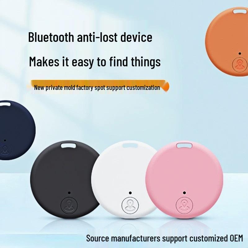 

Круглый Bluetooth трекер против потери и двусторонняя сигнализация для сумок
