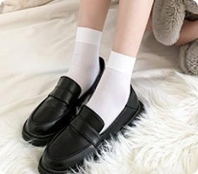 

Women S White Sheer Mid Calf Socks Thin Elastic Nylon Knee High Socks For Daily Wear One Size
