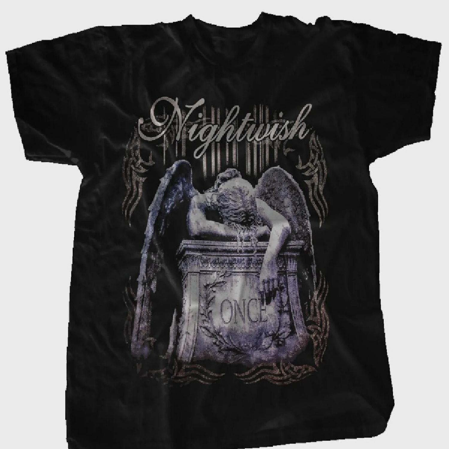Comfortable clothing Hot NIGHTWISH Once Symphonic Vintage Katoen Zwart Heren M-3XL T-Shirt CG1117A XL zwart