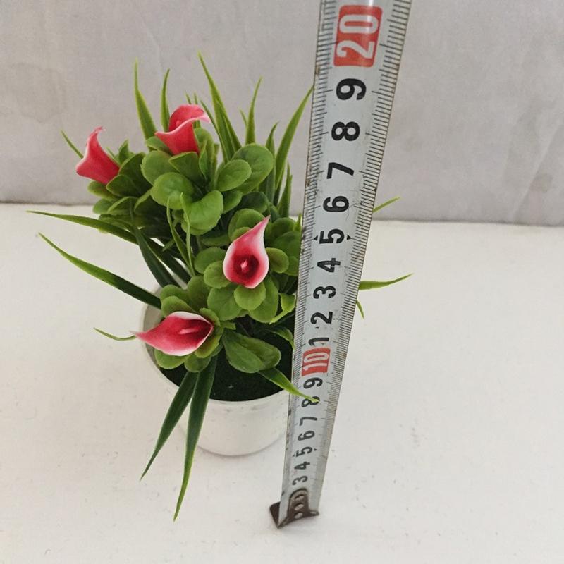 Künstliche Topfpflanze 5 Stücke Kleine Calla Lilie Blumen Hause Zimmer Dekoration
