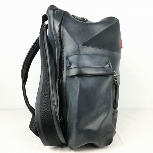 HUNTER Waterproof Wetsuit Fabric Backpack Daypack Dark Grey Logo(USED)