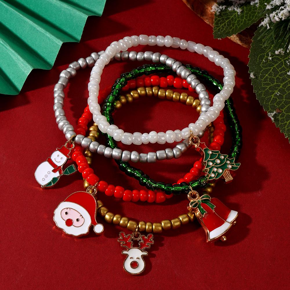 Limited Edition White Reindeer Bracelet - Festive & Versatile Holiday Jewelry