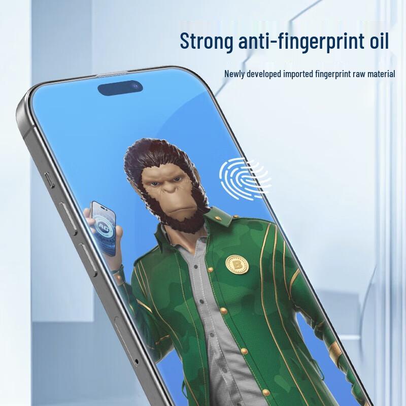 Mr. Blue Ape Matte Anti-Glare Tempered Glass for iPhone 16 Pro Max