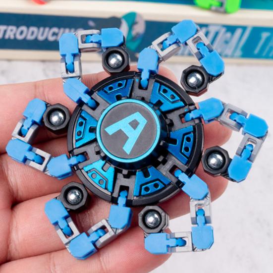Spinning Top Hand-eye Coordination Fun Plastic Fingertip Decompression Fidget Spinning Top for School