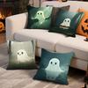 Halloween Ghost Theme Cushions Pillowcase Polyester Cushion Cover Throw Pillow Sofa Decoration Pillowcover Home Car Decor