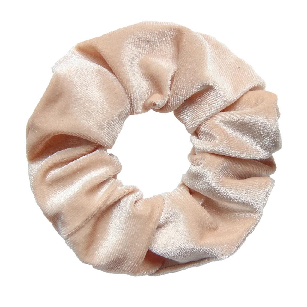 45 Colors Large Vintage Velvet Scrunchies Girls Elastic Hair Bands Ponytail Holder Ties Rubber Bands Fashion Women Accessories