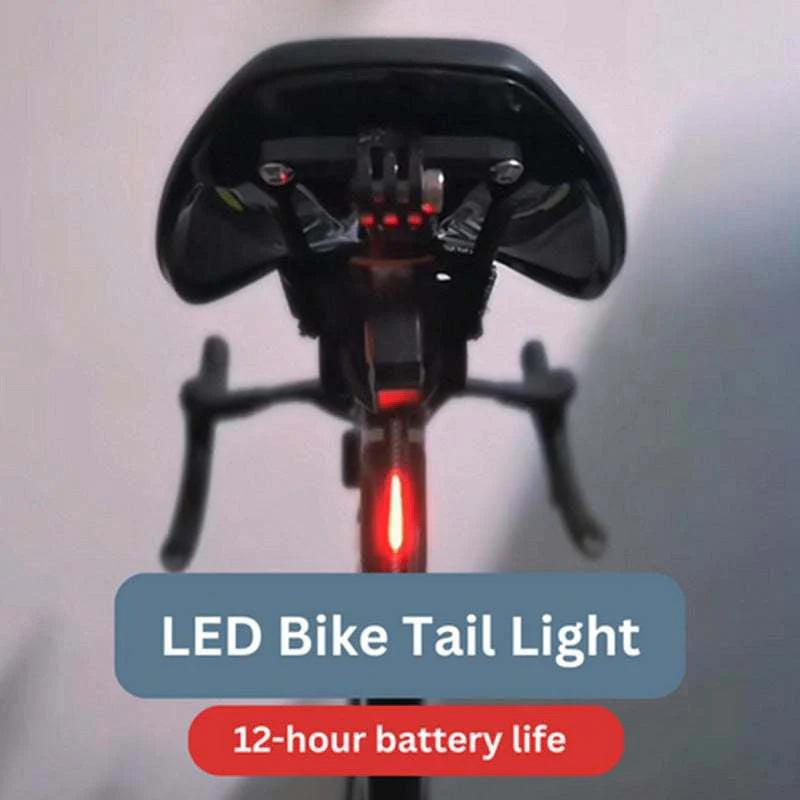 LED Bike Tail Light Meteor Warning Light Waterproof Bicycle lights USB Charging Cycling MTB Road Bike Night Riding Rear Light