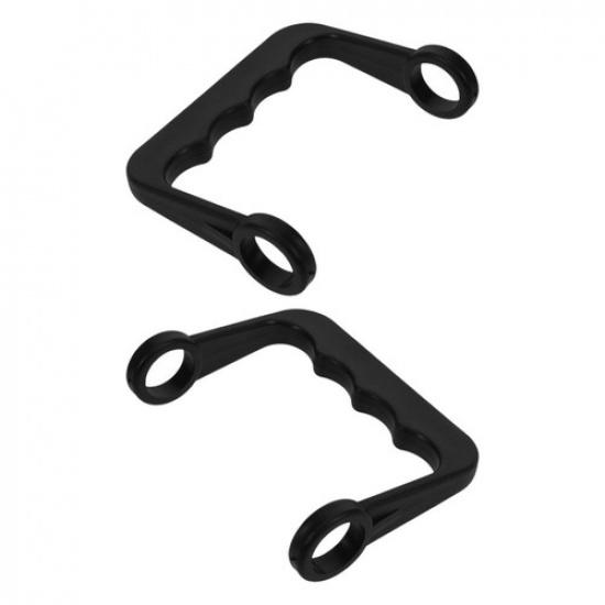 2 Pcs Double Ram Bottle Jack Car Accessories Floor Handle Bolt Replacement