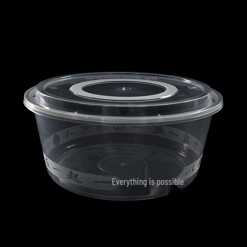 Einweg-Runde Lebensmittelbehälter mit Deckeln