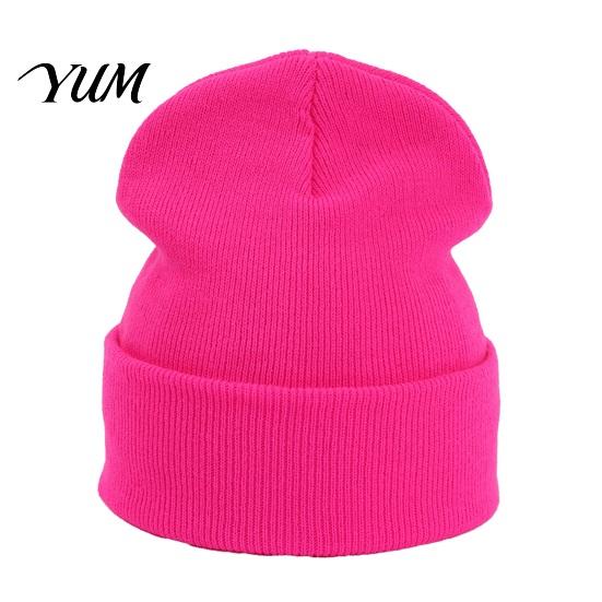 Outdoor Sports Winter Hat Unisex Solid Color Knit Beanies, Classic Slouchy Skull Cap for Winter, Knitted Casual Warm Headwear Men Women, Soft Thermal