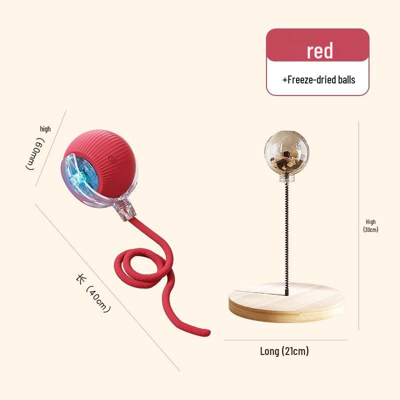 Smart Cat Ball: Automatic Self-Entertaining Rolling Toy for Kittens