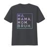 Ma Mama Mom Gradient Bruh Yellow Quote T Shirt Vintage Washed Breathable Comfortable Homme Fashion Top For Everyday Wear