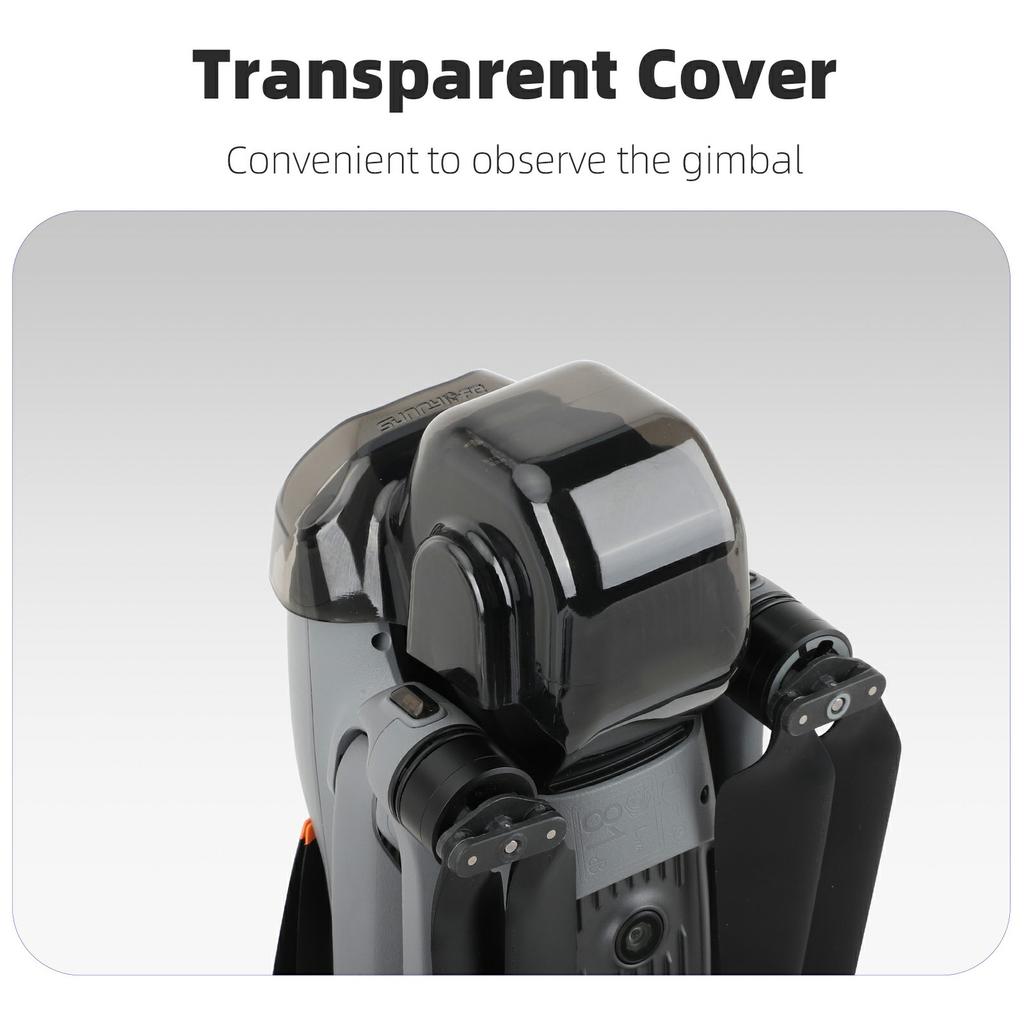 SUNNYLIFE A3S-G913 For DJI Air 3S Gimbal Camera Lens Protector Cover Anti-Scratch Plastic Protection Cap
