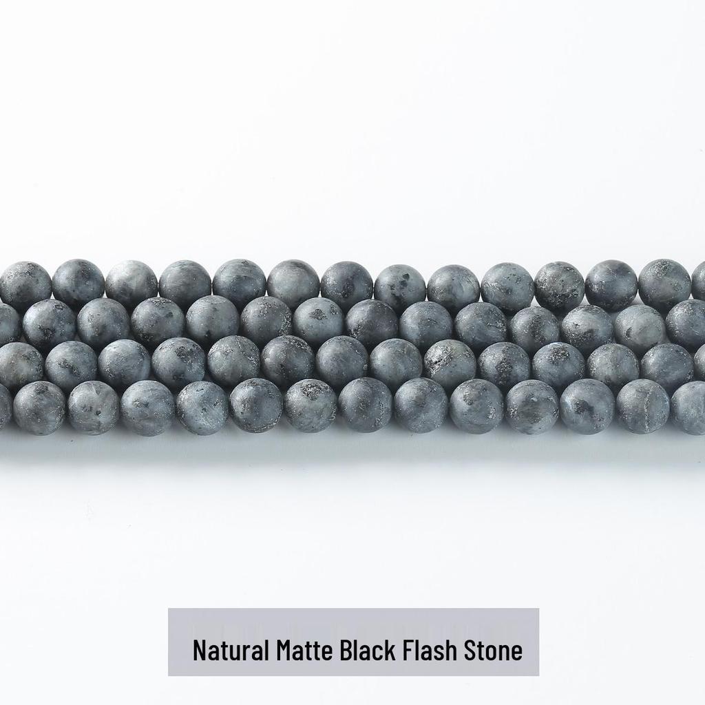 Labradorite Flash Stone Round Loose Beads for DIY Jewelry Making Accessories