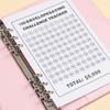 Colorful 100 Day Challenge Budget Binder Loose-leaf Saving Money Organizer  Journal Planner