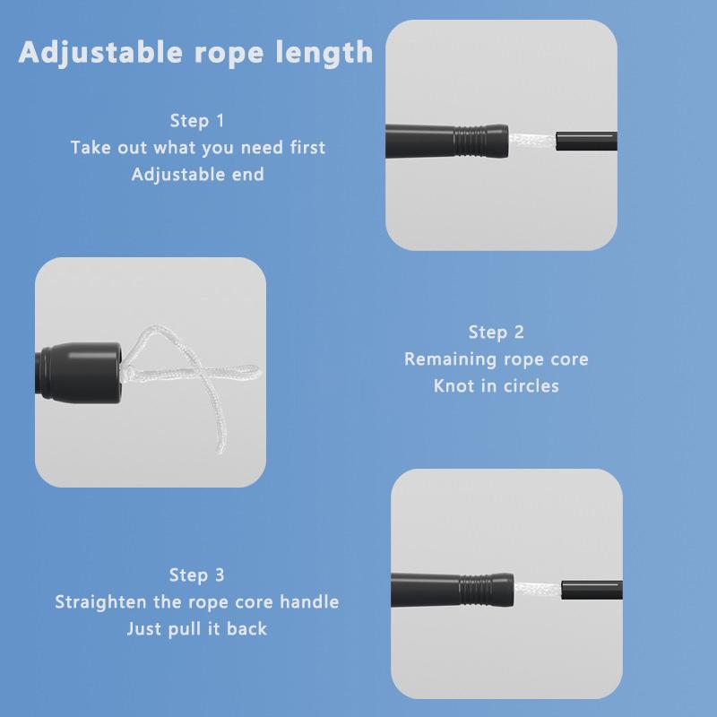 Smooth And Hard Bamboo Jump Rope Pattern, Adult And Children'S Fitness Pattern, Bead Joint Rope, Beginner Jump Rope